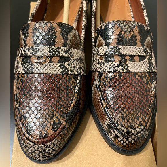 ASOS Faux Snake Loafers, 7 - Picture 4 of 7